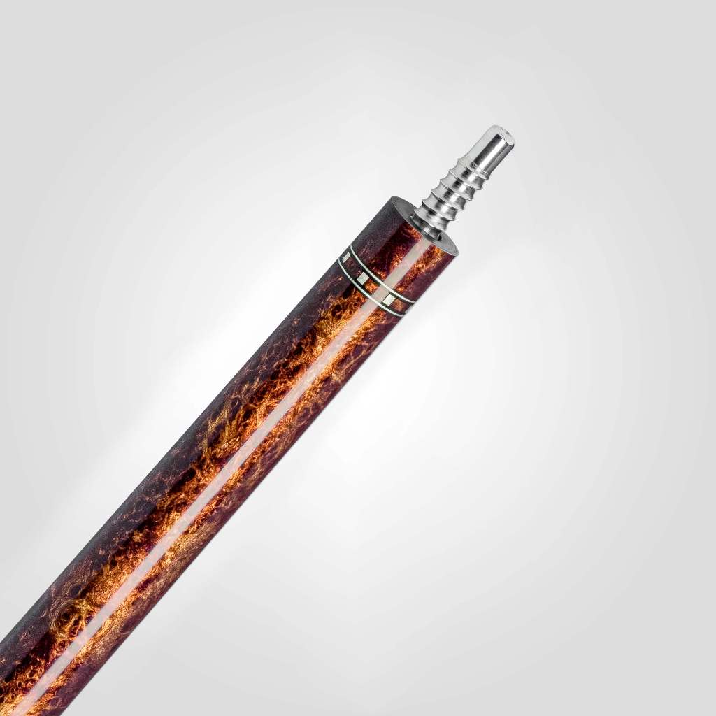 Ảnh Gậy Bida Lỗ Rhino G-W Amboyna - Ngọn Glassfiber - Chính Hãng - Tặng kèm combo phụ kiện 4