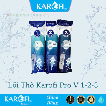 Lõi Lọc Thô Karofi 1-2-3, lõi lọc thô 123 Karofi - Hàng Chính Hãng 100% ( Smax Pro, Smax Pro V, Purastar, Smax Dou )
