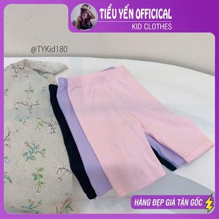Quần áo trẻ em, Quần legging bé gái, set 3 quần legging đùi co giãn cho bé 9-23kg Q180 | Tiểu Yến KID