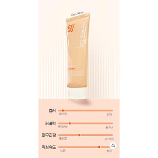 Kem chống nắng nâng tone HÀN QUỐC che khuyết điểm, kiềm dầu Herietta skin tone up cream 70g