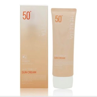 Kem chống nắng nâng tone HÀN QUỐC che khuyết điểm, kiềm dầu Herietta skin tone up cream 70g