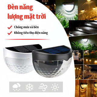 Đèn LED trang trí năng lượng mặt trời cho cầu thang, lan can sân vườn, ban công, hàng rào. Chống mưa và bền.