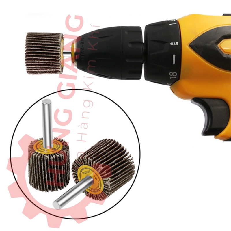 [5 CÁI] Nhám Chuôi Hình Trụ, Đá Nhám trụ cỡ 16-80mm Loại Tốt