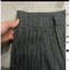Quần khoá kẻ tim ống rộng dài 100-102cm