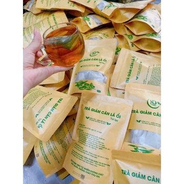 Trà Lá Ổi túi lọc Set 50 gói, giảo cổ lam, lá ổi, cỏ ngọt, lá sen
