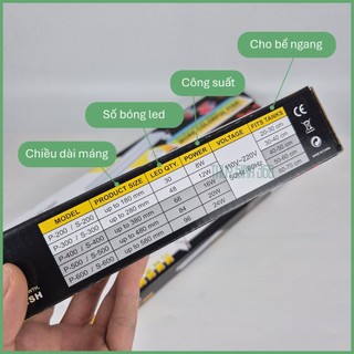 Đèn Máng Led Coco Seri S - Led Trắng - Led 3 Mầu - Nhiều kích cỡ