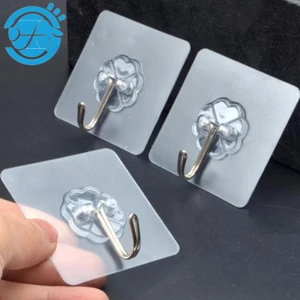 Móc Dính Chắc Chắn Tường Treo Tường Chịu Lực Trong Suốt Liền Mạch Ký Túc Xá Dán Tường Móc Dán