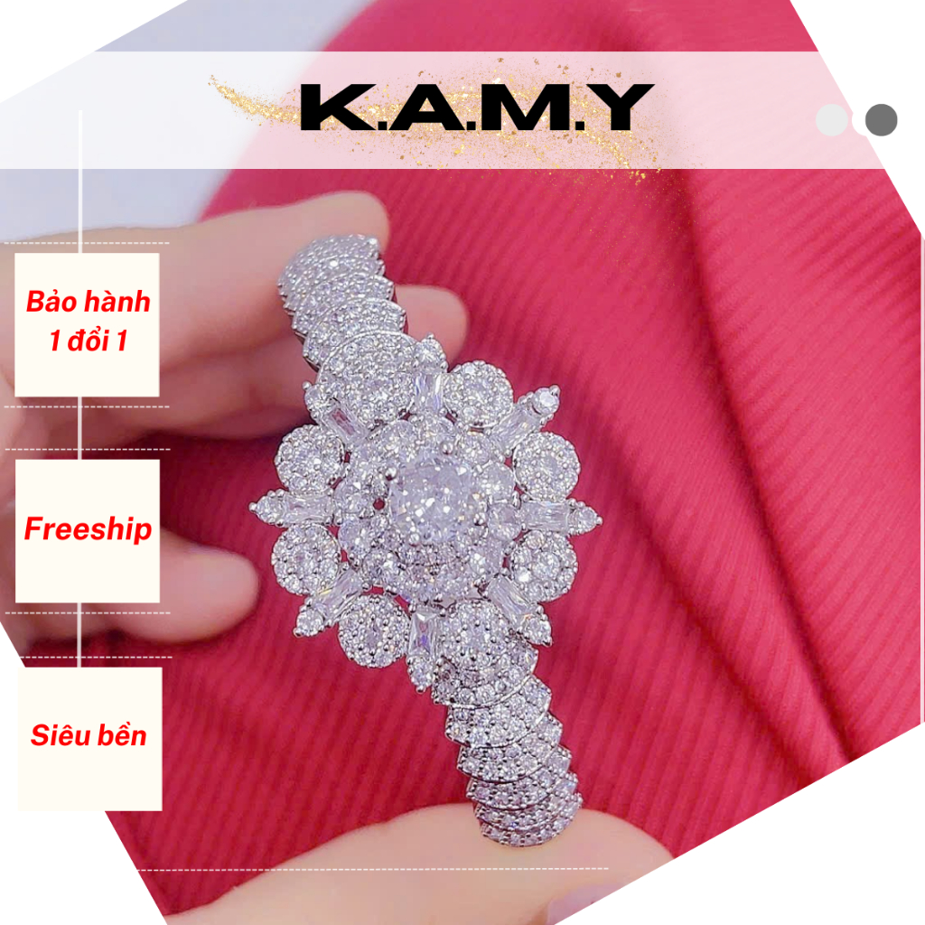 Vòng Tay Nữ Đính Đá Thiết Kế Sang Trọng Phú Bà TH3425 - Trang Sức KAMY