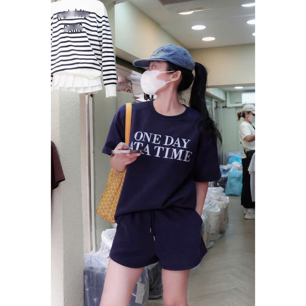 2026. [SÉT COTTON UMI] Sét áo cộc tay+ quần cộc đủ size SMLXL 40- 65kg
