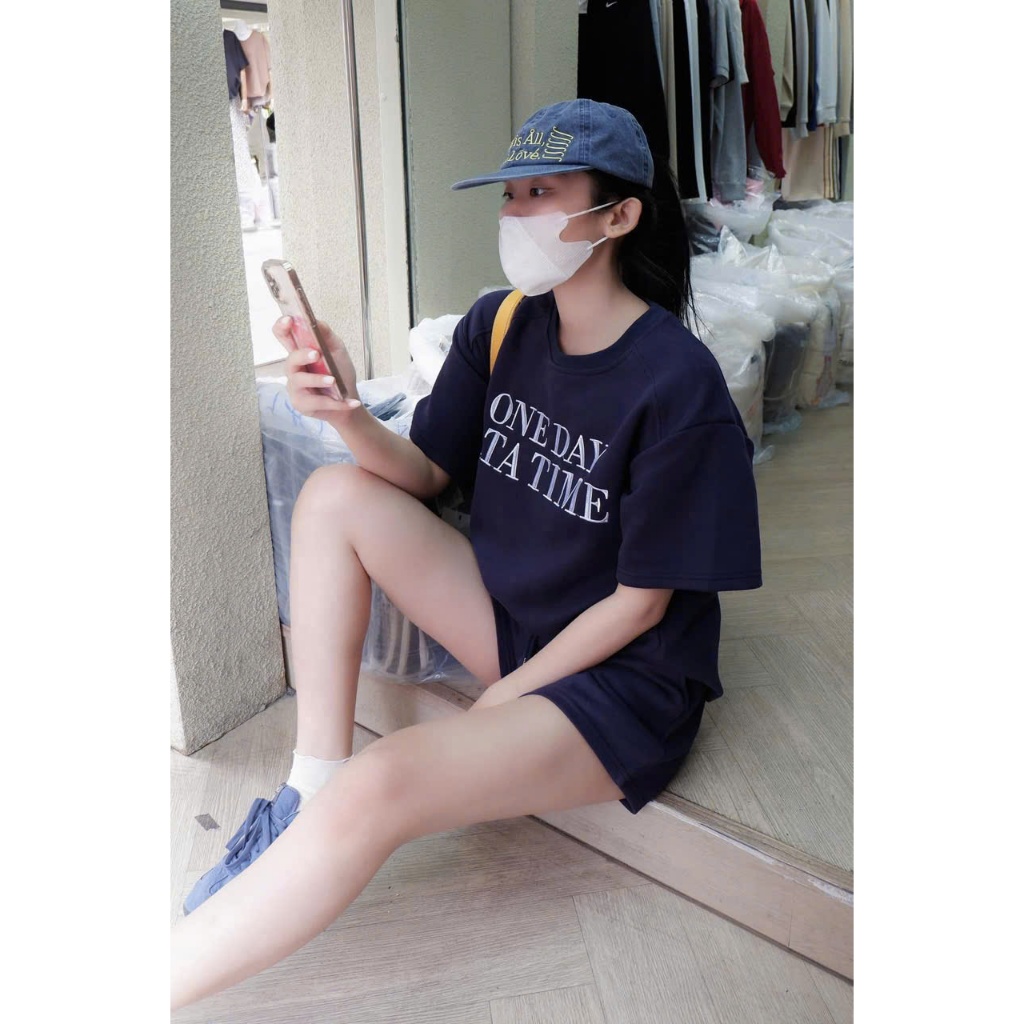 2026. [SÉT COTTON UMI] Sét áo cộc tay+ quần cộc đủ size SMLXL 40- 65kg