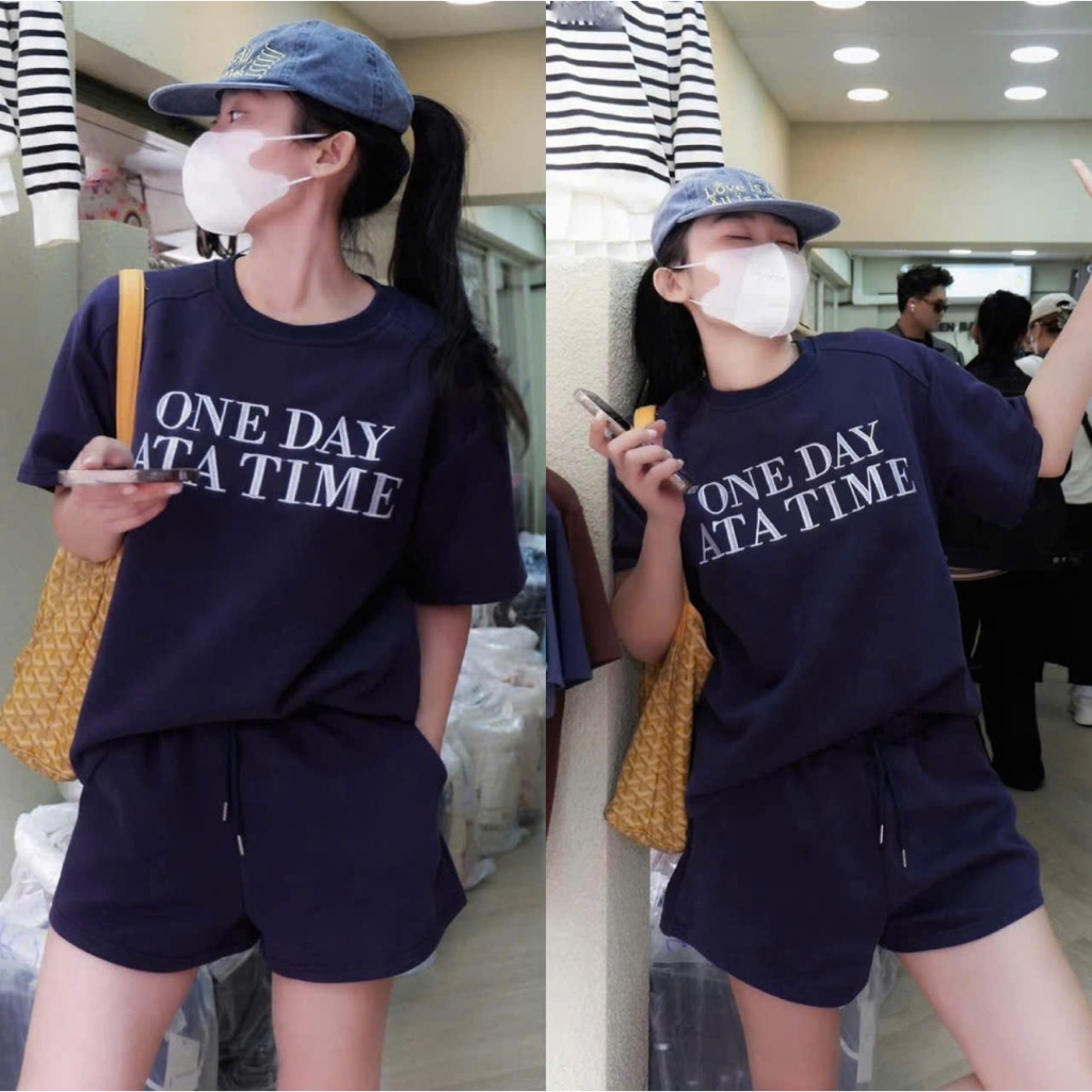 2026. [SÉT COTTON UMI] Sét áo cộc tay+ quần cộc đủ size SMLXL 40- 65kg