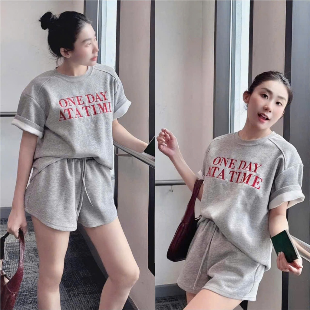 2026. [SÉT COTTON UMI] Sét áo cộc tay+ quần cộc đủ size SMLXL 40- 65kg