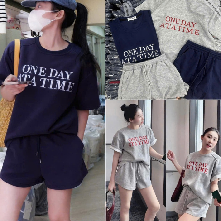 2026. [SÉT COTTON UMI] Sét áo cộc tay+ quần cộc đủ size SMLXL 40- 65kg