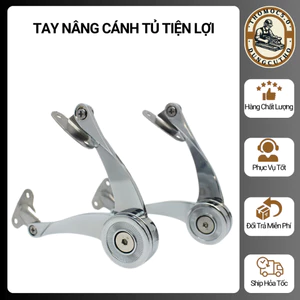 Tay Nâng Cánh Tủ Tiện Lợi, Tay Nâng Cánh Tủ Bếp Dừng Mọi Góc Độ - Phụ Kiện Nội Thất Không Thể Thiếu