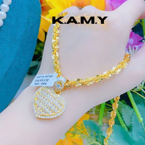 Dây Chuyền Nữ Đính Đá Trái Tim Cực Sang TH3425 - Trang Sức KAMY