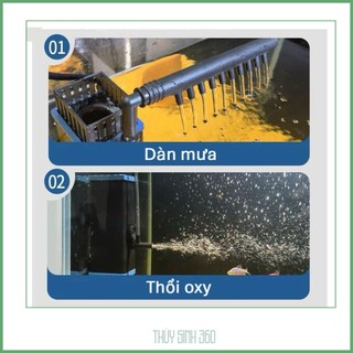 Lọc Váng Sunsun YF-01 - Lọc Váng Tích Hợp Thổi Oxy, Giàn Mưa - Dùng Cho Bể Cá Cảnh