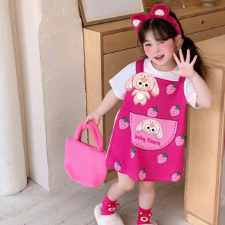 Váy xuông hoạ tiết Yếm Gấu cho bé gái (9-35kg)