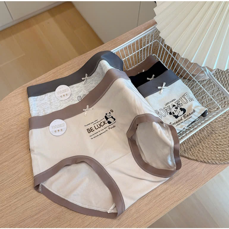 Quần lót cotton lạnh, Quần lót nữ gấu chất cotton kháng khuẩn cao cấp 297
