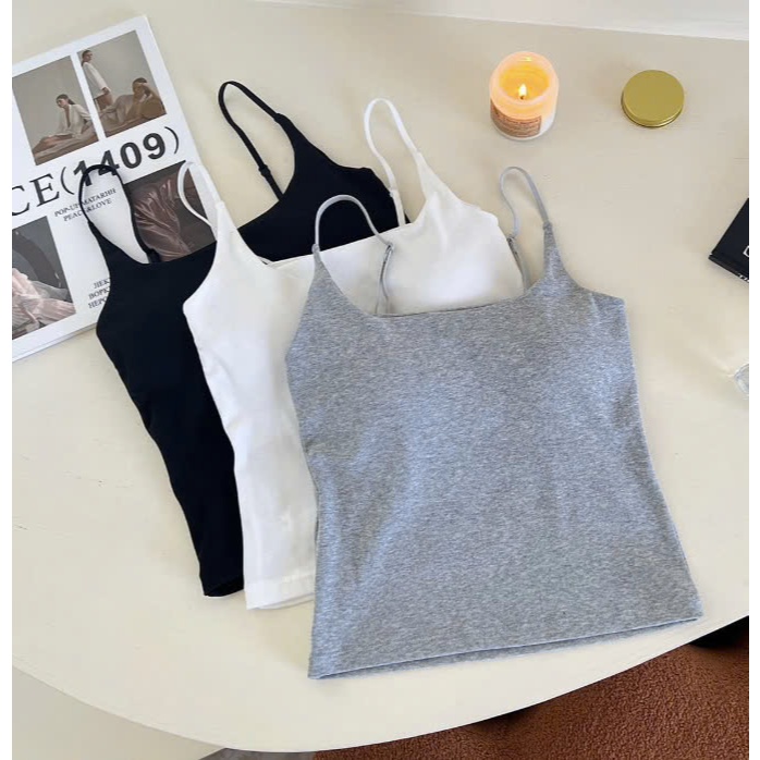 Áo bra cotton dáng lửng 626 (Loại 1 móc nhựa), Áo bra dây điều chỉnh được