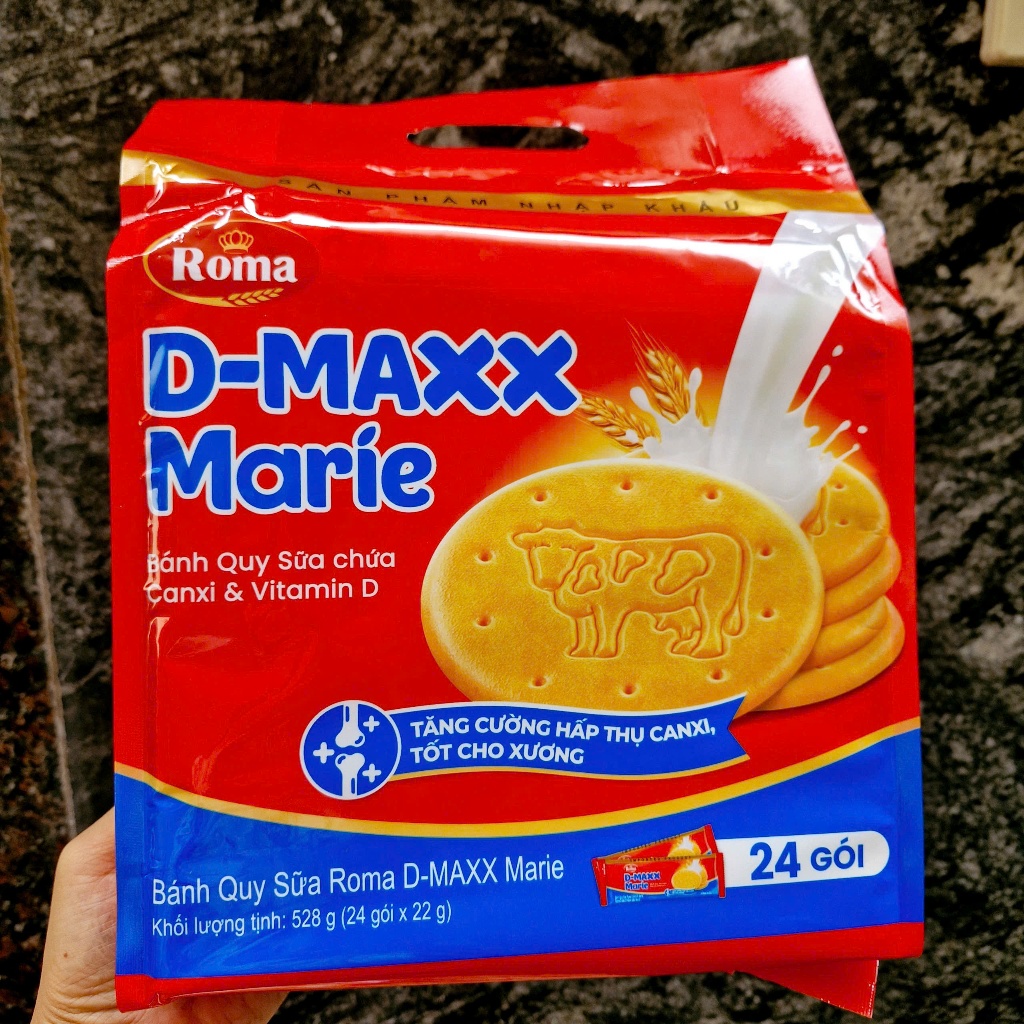 Bánh Quy Sữa Roma D-MAXX Marie Nhập Khẩu Indonesia 308g528g | Shopee Việt  Nam