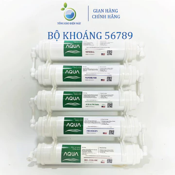 Bộ Lõi Tạo Khoáng AQUA 5 6 7 8 9 10 Chính Hãng Dùng Cho Các Dòng Máy Lọc Nước RO - NANO Bổ sung các khoáng chất.