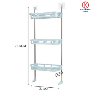 Kệ Gác Toilet 3 Tầng , Kệ Phòng Tắm Cao Cấp, Kệ Để Đồ Gắn Tường 5581-3