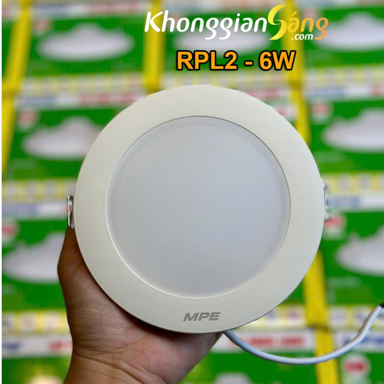 [CHÍNH HÃNG] ĐÈN LED ÂM TRẦN MPE SERI RPL2 6W - 9W - 12W -18W | Shopee ...