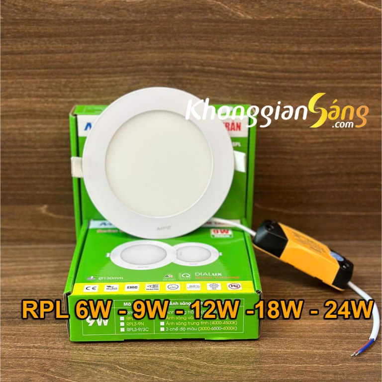 [CHÍNH HÃNG] ĐÈN LED ÂM TRẦN MPE SERI RPL SIÊU MỎNG 6W - 9W - 12W - 18W ...