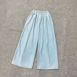 Quần bigsize nữ lưng chun co giãn ống xuông thoải mái vải lụa mềm mịn hoạt động thoải mái cho nàng -Q530