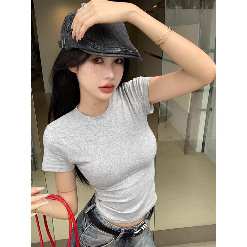 Áo Nữ Thắt Eo Ôm Body Chất Thun Cotton MỊN Hàn Quốc Co Dãn Mát Mẻ