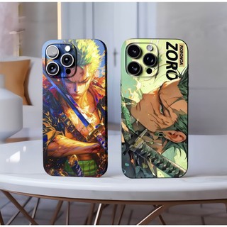 Miếng dán Skin Mặt lưng Sau full viền Onepiece Zoro Dành Cho 16 pro max 15 pro max 14 pro max 13 pro max 12 pro max