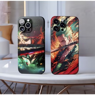 Miếng dán Skin Mặt lưng Sau full viền Onepiece Zoro Dành Cho 16 pro max 15 pro max 14 pro max 13 pro max 12 pro max