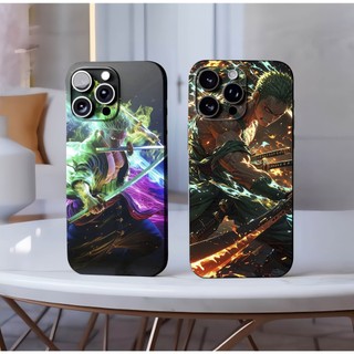 Miếng dán Skin Mặt lưng Sau full viền Onepiece Zoro Dành Cho 16 pro max 15 pro max 14 pro max 13 pro max 12 pro max