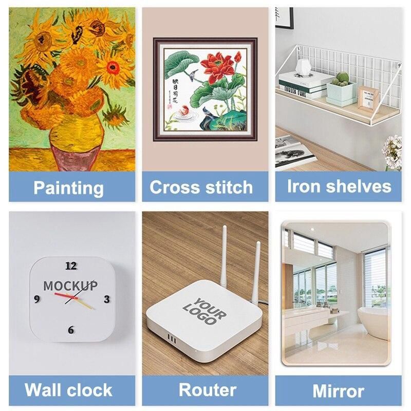 Chất Lượng Cao Vít Không Đục Lỗ Mạnh Mẽ Tự Dính Hút Hút Hút Móc Treo Tường Móc Treo Cho Nhà Bếp Phòng Tắm Dụng