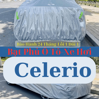 Bạt Phủ Xe Ô Tô SUZUKI Celerio Cao cấp-cách nhiệt 3 lớp tráng nhôm, chống nóng, chống nắng,bảo vệ xe