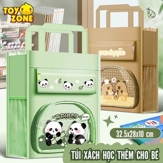 Túi Xách Học Thêm Cho Học Sinh Tiểu Học Đủ Mẫu Cho Bé Trai Bé Gái, Họa Tiết Hoạt Hình Ngộ Nghĩnh, Tiện Lợi Dễ Mang