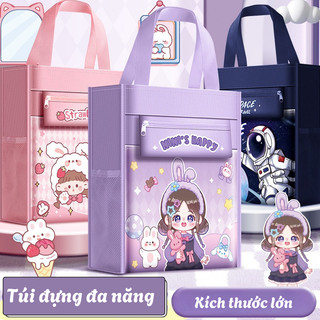 Túi Xách Học Thêm Cho Học Sinh Tiểu Học Đủ Mẫu Cho Bé Trai Bé Gái, Họa Tiết Hoạt Hình Ngộ Nghĩnh, Tiện Lợi Dễ Mang
