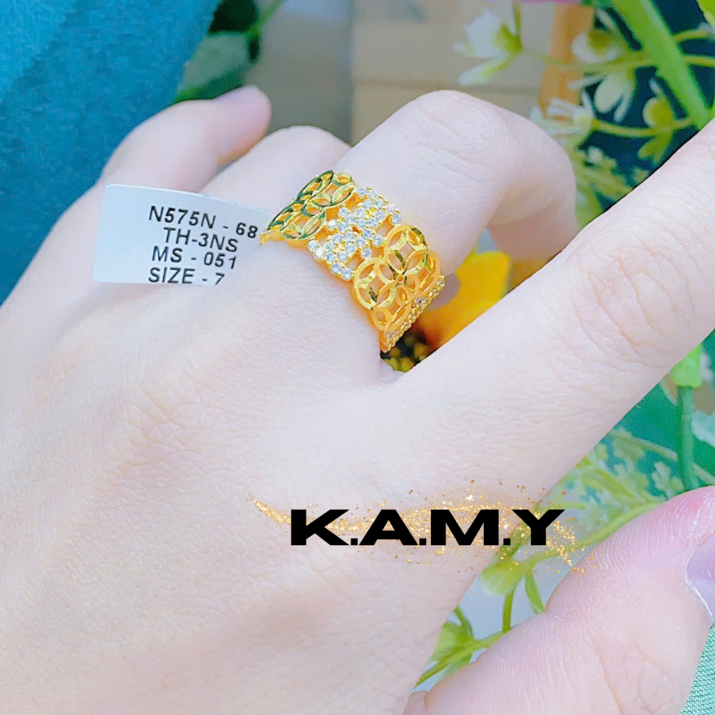 Nhẫn Kim Tài Nữ Thu Hút Tài Lộc Siêu Sang TH4525 - Trang Sức KAMY