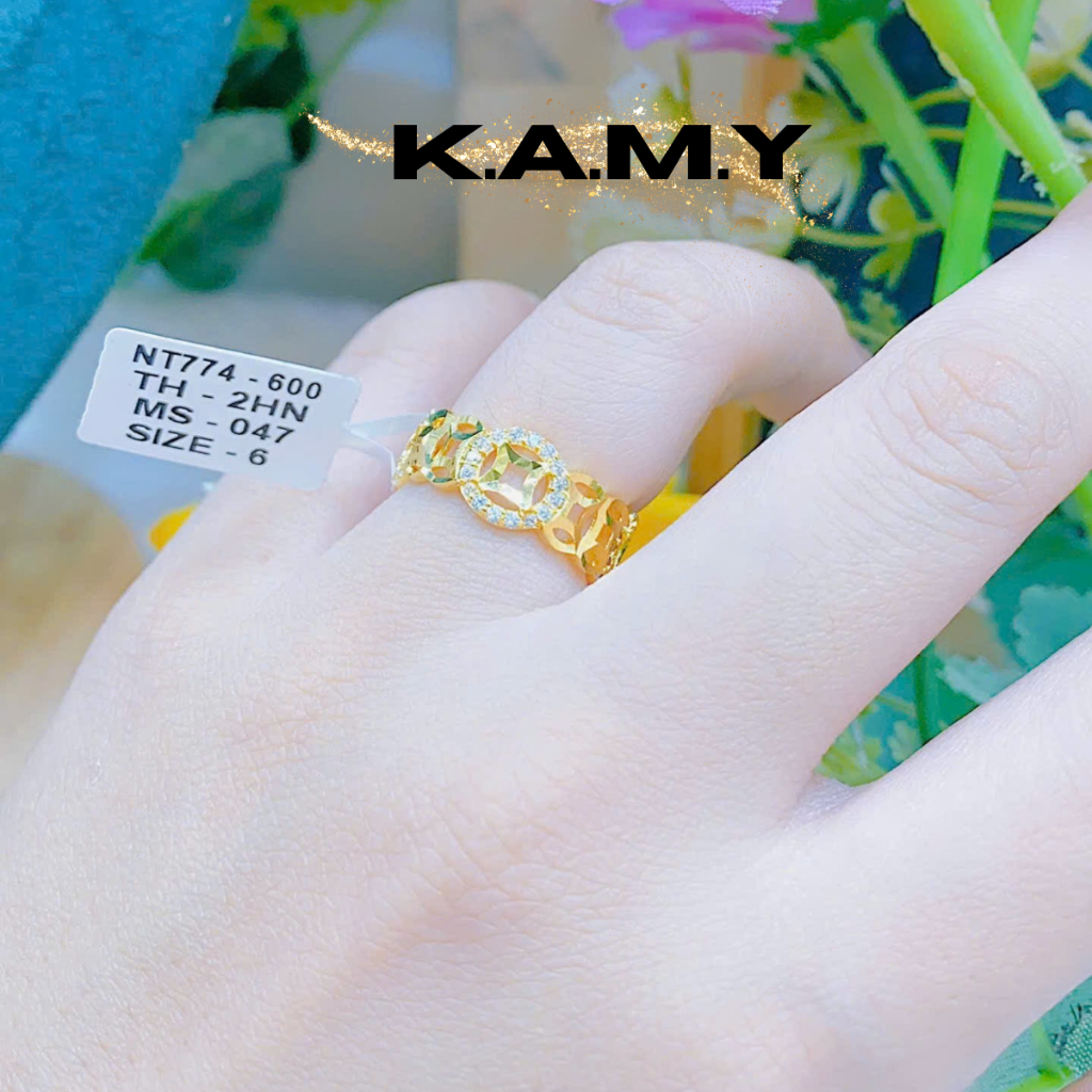 Nhẫn Kim Tài Nữ Thu Hút Tài Lộc Siêu Sang TH4525 - Trang Sức KAMY