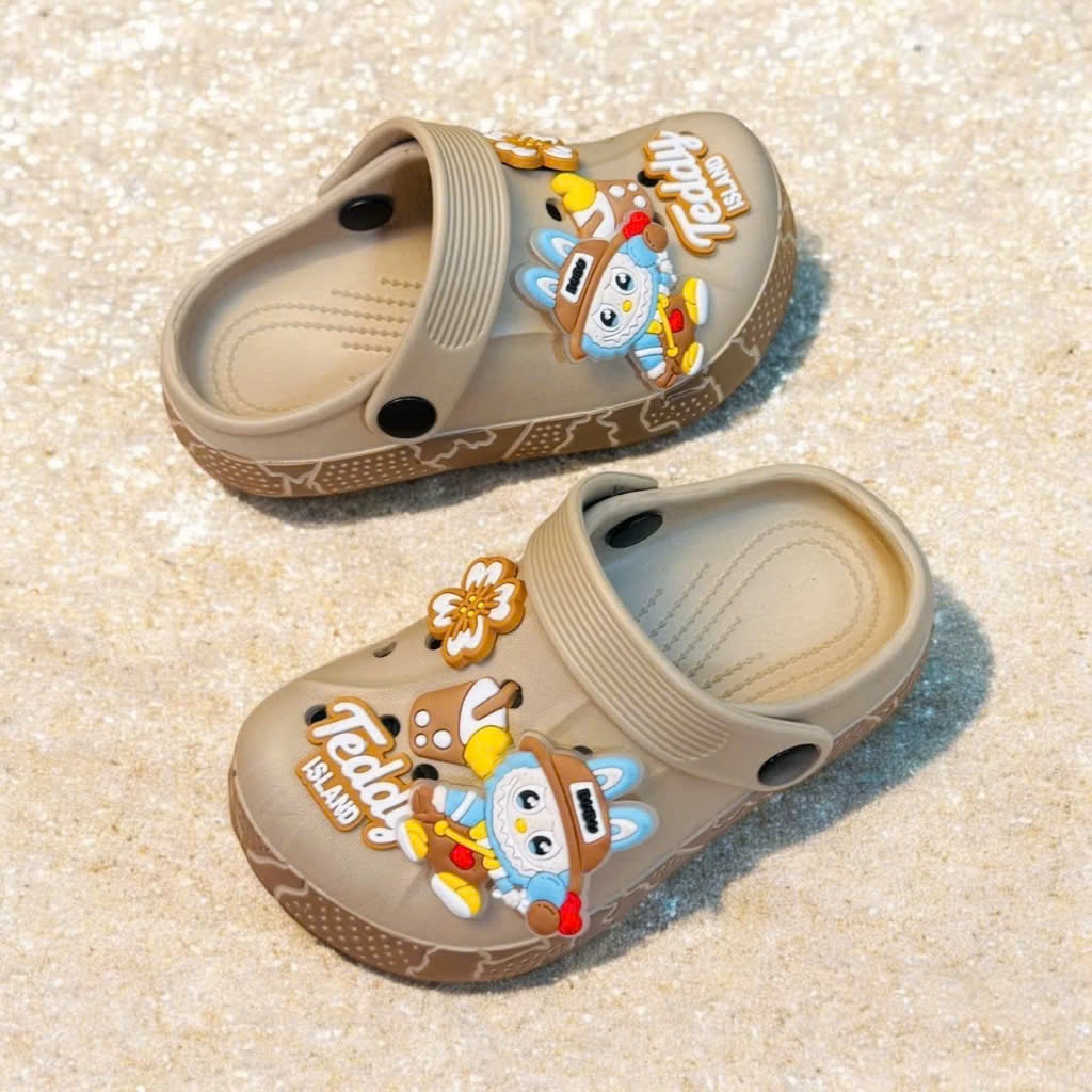 ĐÈN NHẤP NHÁY Dép Sục bảo vệ mũi chân hình labubu cho bé trai và bé gái êm chân