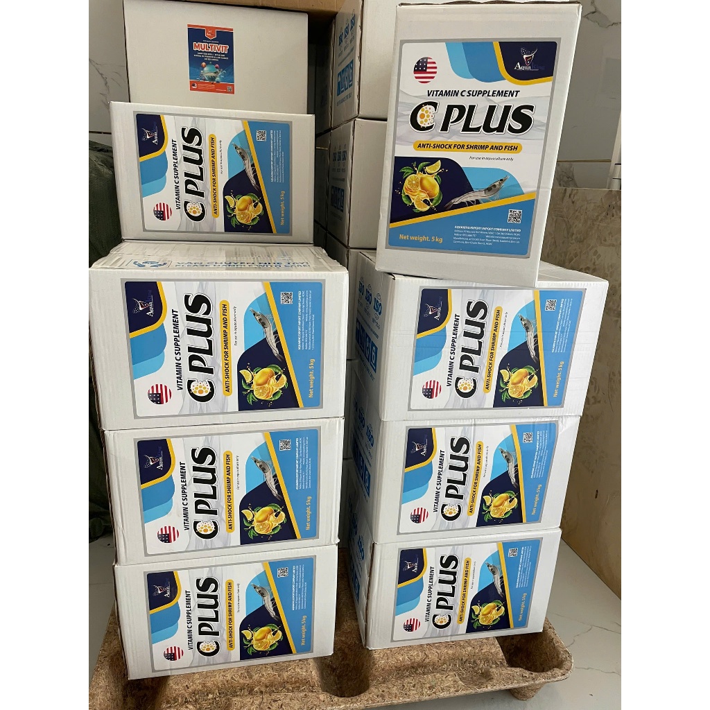 C Lus - Vitamin C Bổ sung Vitamin C - Chống sốc tôm, cá.