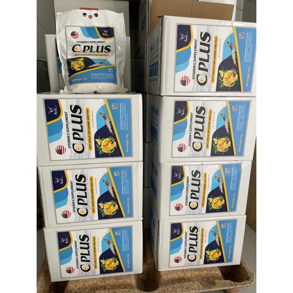 C Lus - Vitamin C Bổ sung Vitamin C - Chống sốc tôm, cá.