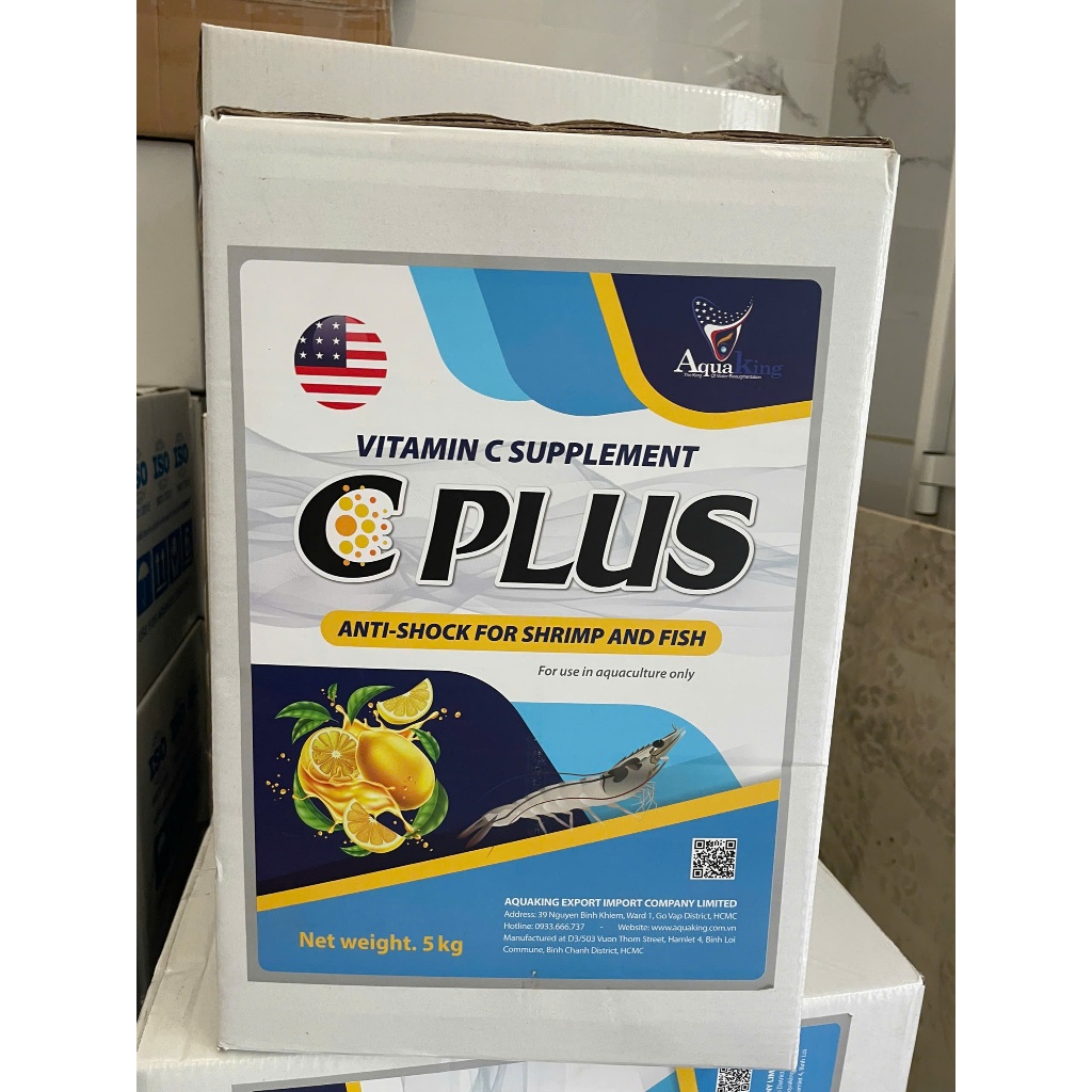 C Lus - Vitamin C Bổ sung Vitamin C - Chống sốc tôm, cá.