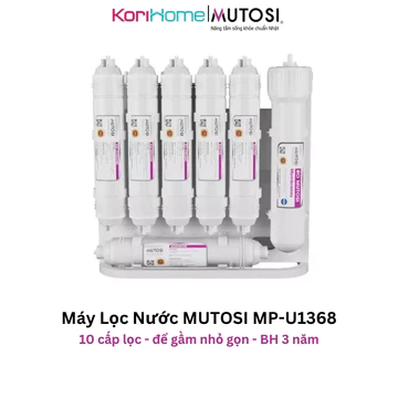 (Tặng bộ thô) Máy Lọc Nước MUTOSI MP-U1368 10 cấp lọc để gầm gọn gàng nhỏ gọn tiện lợi - Hàng Chính hãng Bảo hành 3 năm