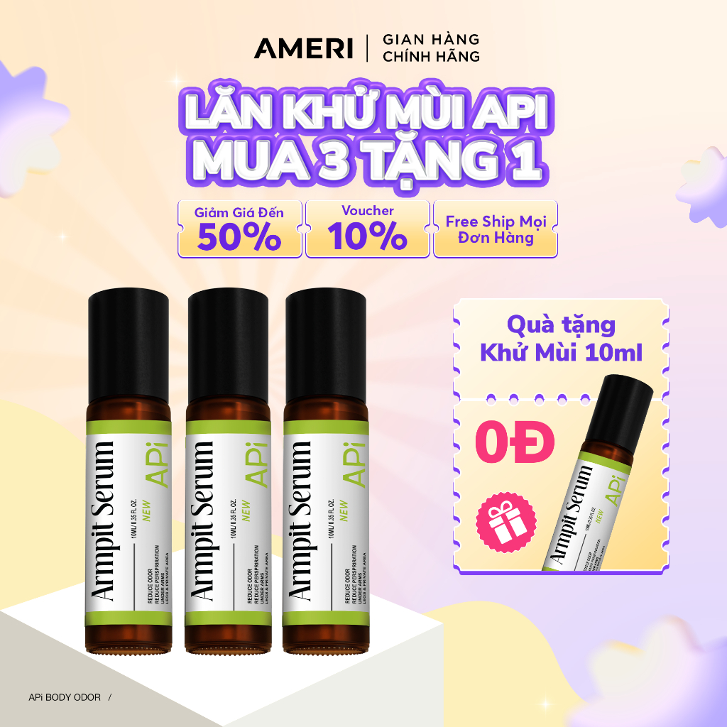 Ảnh Lăn nách APi khử mùi hôi nách, Lăn khử mùi ngăn mồ hôi, Son nách APi mờ thâm, dưỡng sáng nách API BODY ODOR 2