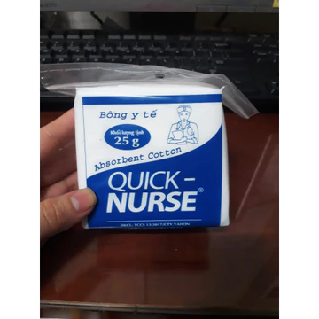 Bông Gòn Y Tế Quick Nurse gói 25g, 50g