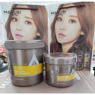 Kem Ủ Tóc Keratin Marubi Treatment,dầu xả mượt tóc kem ủ tóc siêu mượt và phục hồi tóc 1000ml