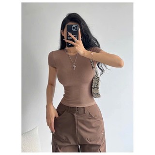 Áo croptop trơn M095