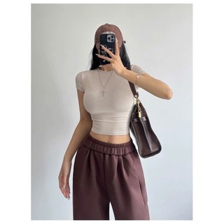 Áo croptop trơn M095