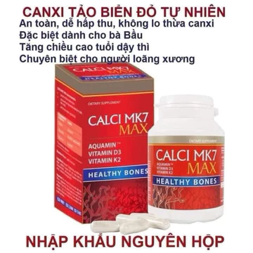 Canxi hữu cơ Mk7 MAX giúp bé phát triển chiều cao,xương chắc , dài nhanh bổ sung canxi cho phụ nữ trước và sau khi sinh